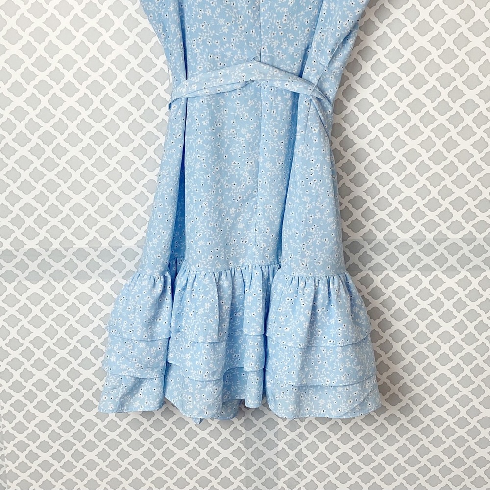 NWT Likely Floral Charlotte Ruffle Trim Mini Dress - Picture 9 of 11